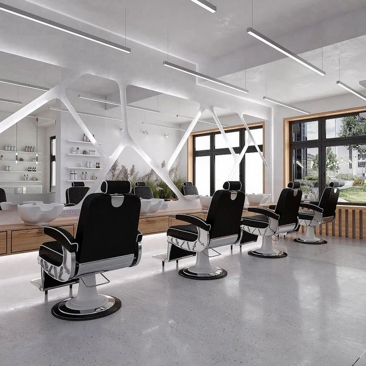 Luxourious Barber Shop Interior Design Ideas1 